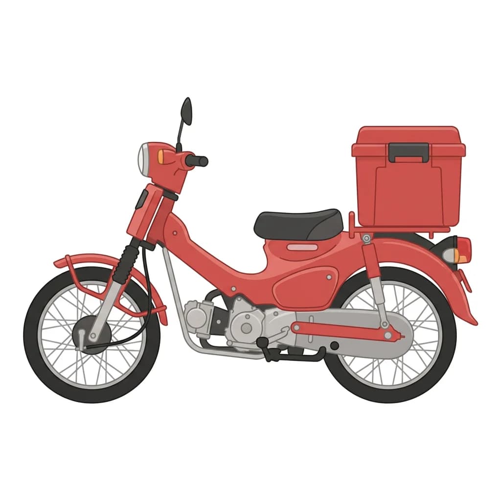 ゆうびんばいく